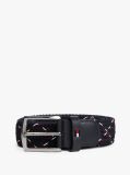 Blue Woven Elasticated Belt  Men