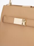 Brown Heritage Stud Satchel  Women
