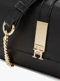 Black Heritage Chain Strap Crossbody Bag  Women
