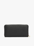 Black TH Monogram Zip-Around Wallet  Women