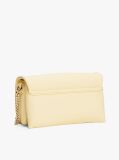 Yellow Modern Turn Lock Crossbody Bag  Women