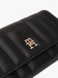 Black TH Feminine Large Flap Wallet   Women