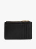 Black TH Monogram Plaque Card Holder  Women