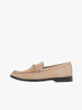 Pink Suede Horsebit Loafers  Women