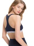 Blue Cotton Bralette Iconic  Women