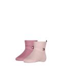 Pink Tommy Hilfiger Babies' Classic Socks 2 Pack  Newborn