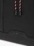 Black Global Stripe Drawstring Logo Backpack  Men