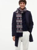 Blue TH Flag Lambswool Blend Fair Isle Scarf  Men