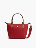 Red Webbing Crossbody Tote Bag  Women