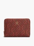 Red TH Monogram Zip-Around Wallet Gift Box  Women