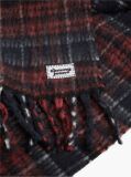 Multi Wool Blend Logo Fringe Scarf  Women