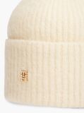 Beige Chic Beanie With Alpaca  Women
