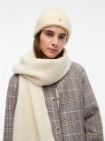 Beige Chic Beanie With Alpaca  Women