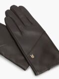 Brown Chic TH Monogram Leather Gloves  Women