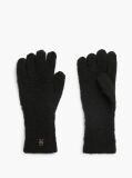 Black Chic TH Monogram Gloves With Alpaca  Women