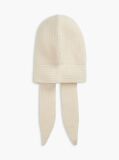 Beige Chic Knitted Hood With Alpaca  Women