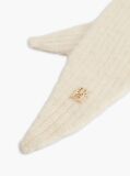 Beige Chic Knitted Hood With Alpaca  Women