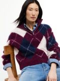 Multi Alpaca Blend Fluffy Cropped Quarter-Zip Jumper  Women