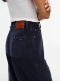 Blue Corduroy High Rise Straight Trousers  Women