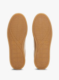 Beige Suede Embossed Court Trainers  Women