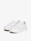 White Leather TH Monogram Cleat Trainers  Women