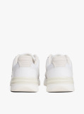 White Leather TH Monogram Cleat Trainers  Women