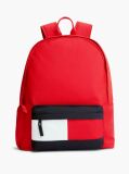 Red Kids' Essential Signature Colour-Blocked Pocket Backpack  Kids Unisex