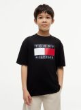 Black Heritage Flag Print Jersey T-Shirt  Boys