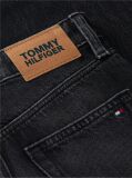 Black Relaxed Faded Barrel Black Jeans  Boys