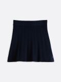 Blue Mini Cable Knit Skirt  Girls