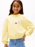 Yellow Varsity Relaxed Sweatshirt  Girls