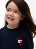 Blue Heart Logo Slim Long Sleeve T-Shirt  Girls