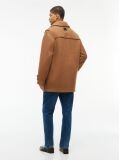 Brown Pure Wool Relaxed Duffel Coat  Men