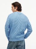 Blue Tommy Hilfiger x FRGMT Diamond Check Jumper  Men