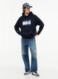Blue Tommy Hilfiger x FRGMT Relaxed Drawstring Hoody  Men