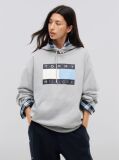 Grey Tommy Hilfiger x FRGMT Relaxed Drawstring Hoody  Men