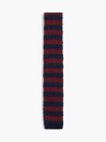 Red New York Label Pure Silk Knit Tie  Men
