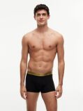 Gold 3-Pack Signature Metallic Logo Waistband Trunks  Men