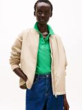 Beige Water Repellent Padded Bomber Jacket  Women