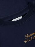 Blue Logo Embroidery Crew Neck T-Shirt  Women