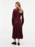 Red Jacquard Midi Shirt Dress  Women