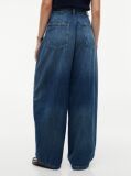 Blue High Rise Loose Balloon Jeans  Women