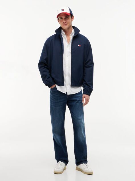 White Stretch Organic Cotton Slim Fit Shirt  Men