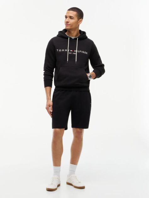 Black TOMMY LOGO HOODY  Men