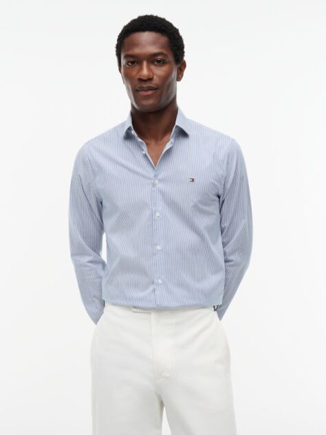 Multi Slim Fit Stripe Shirt  Men