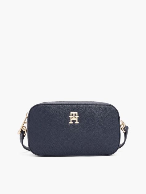 Blue TH Monogram Camera Plaque  Women