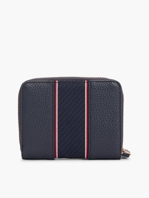 Blue TH Monogram Zip-Around Wallet  Women