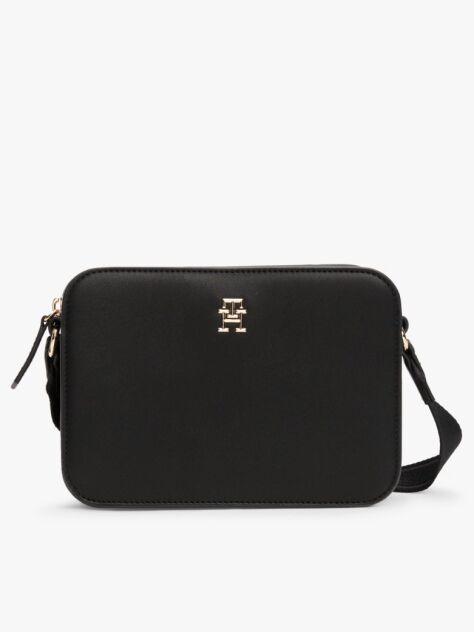 Black Hilfiger Monotype Strap Camera Bag  Women