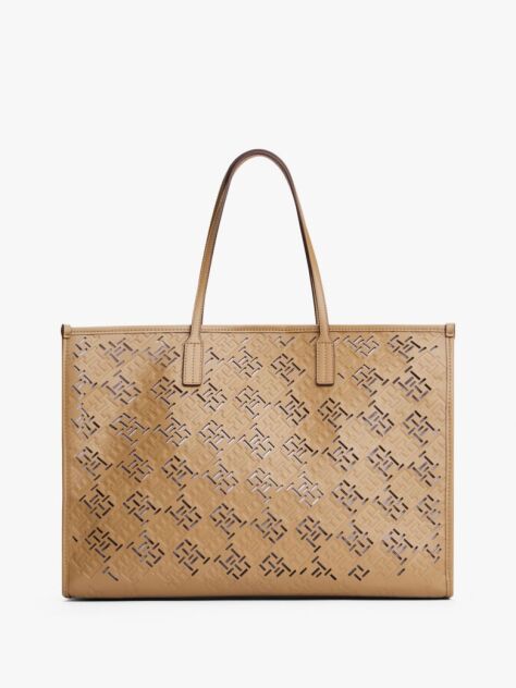 Khaki City TH Monogram Tote Bag  Women