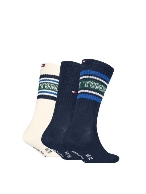 Multi 3-Pack Varsity Stripe Socks  Kids Unisex